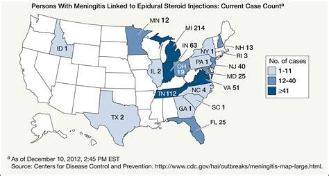 meningitis in the united states